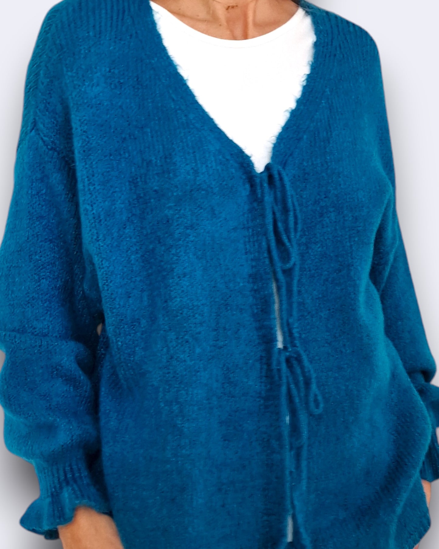 Maglia - Cardigan Taglie Forti Ofelia - Made in Italy